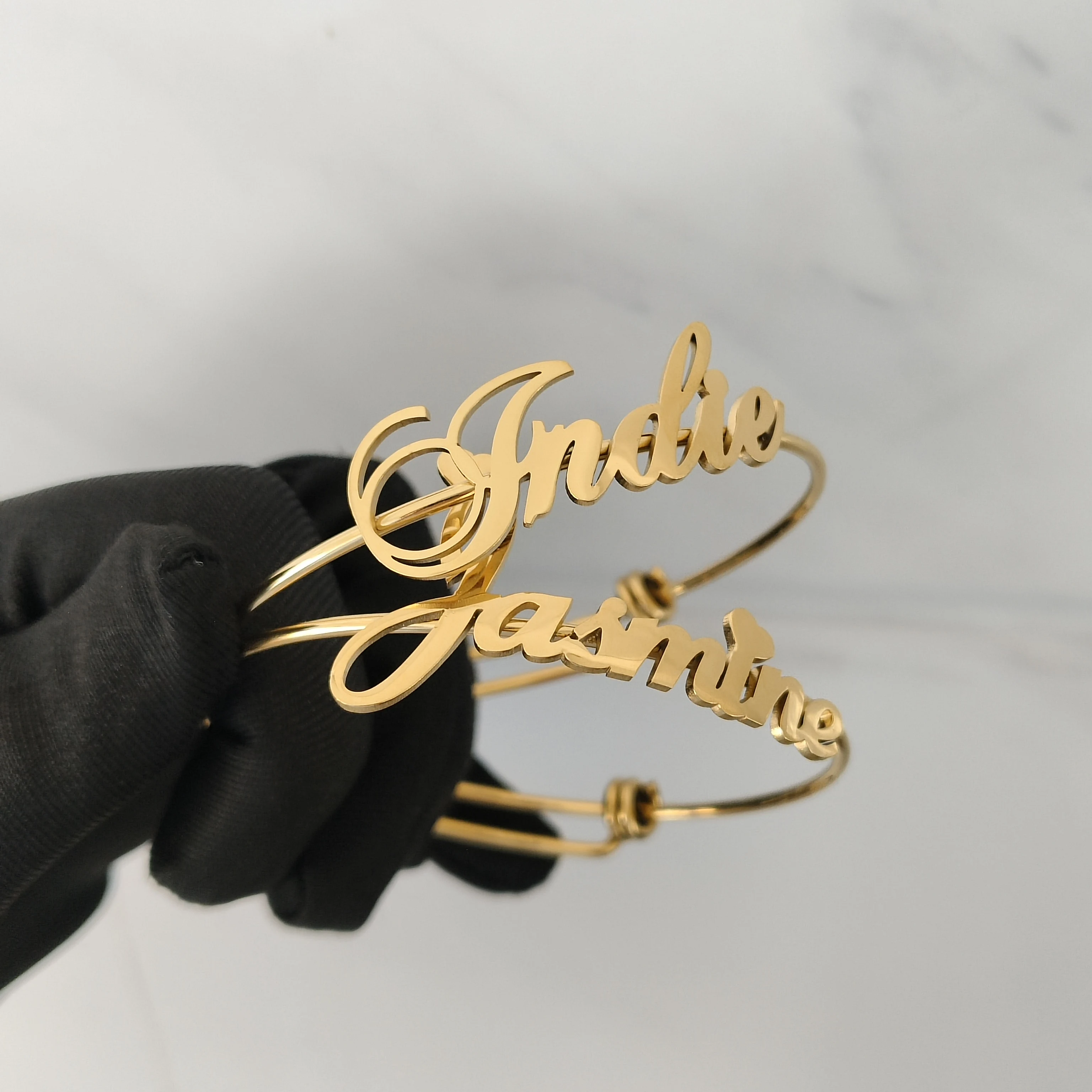 

DCEE New Wholesale Customized Name Bracelet Personalized Letter/Logo Adjustable Bracelet Birthday Gift Manufacturer Direct Sales