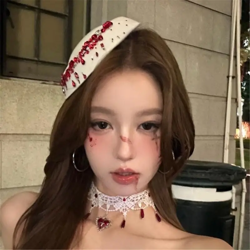 Pillbox Hat Rhinestones Top Hat Millinery Fascinator Base Hat for Women Halloween Wear Western Fedoras Hostesses Wear 