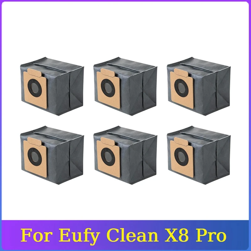 Dust Bags For Eufy Clean X8 Pro Self-Empty Station Robot Vacuum Cleaning Replacement Spare Parts Trash Bag