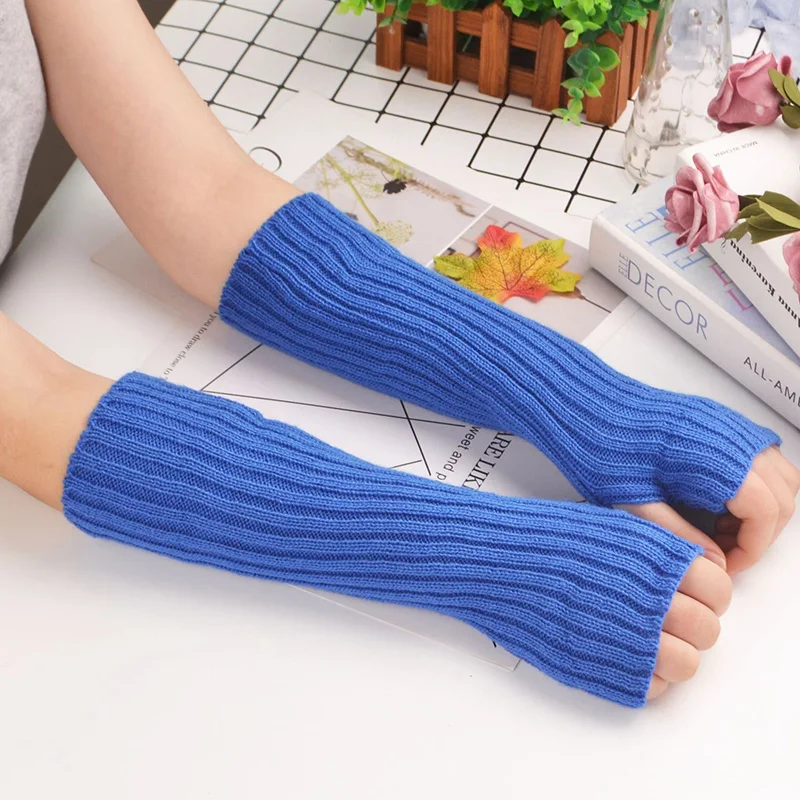 New Women Anime Glove Cosplay Darkly Ninja Mitten Oversleeve Man Women Fashion Sun Block Keep Warm Cuff