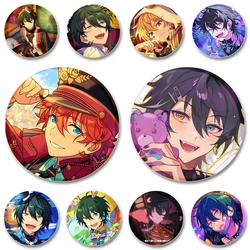 Mika Kagehira Anime Badge Cartoon Characters Brooches Handmade Exquisite Enamel Pins for Jewelry Backpack Hat Accessories Gifts
