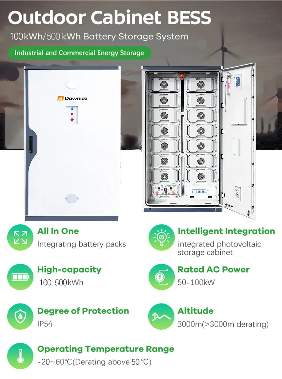 Dawnice Energy CESS 372kwh High Voltage Battery Storage a Solar-Plus-Storage System Air Cooling Energy Storage System Bess