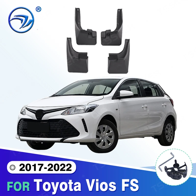 

For Toyota Vios FS 2017-2022 Fender Mudflaps Splash Guards Mudguards Mud Flaps car Access