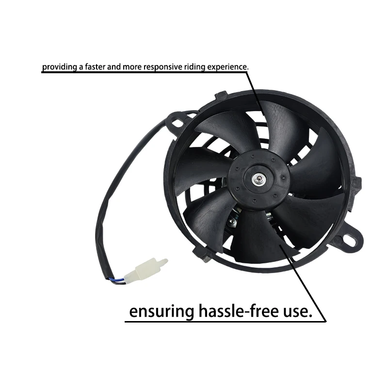 Herramientas de piezas de motocicleta, ventilador de refrigeración de radiador eléctrico de 12V, Enfriador de aceite 1 para 200CC 250CC BS200, accesorios para moto de cross y Motocross