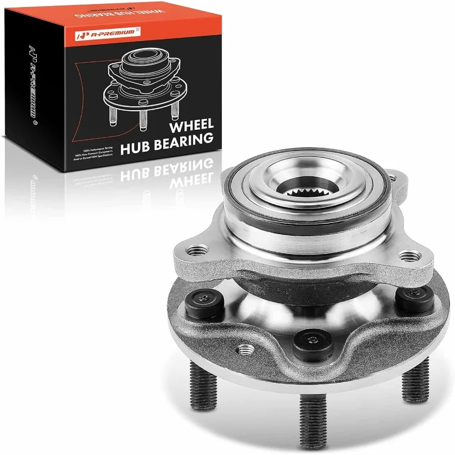 A-Premium-Vorderradlager- und Nabenbaugruppe mit 5-Lücken-Kompatibilität für Land Rover Range Rover Sport 2006–2013 LR3 2005–200