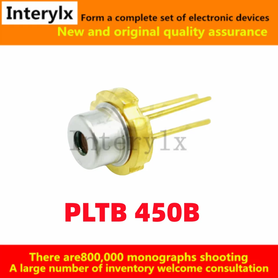 1Pcs/Lot Original genuine PLTB 450B PLTB450B ​​450nm 1.6W Blue light laser tube laser head 5.6mm