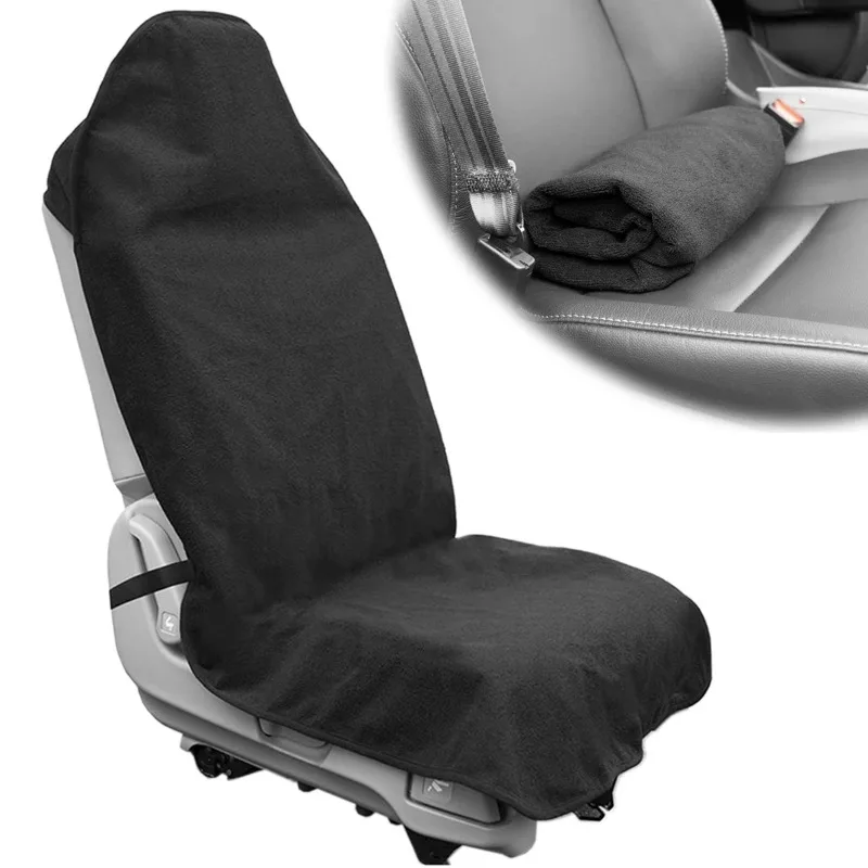 Universal Car Seat Covers Waterproof Non Slip Seat Protector Cushion Pad Sweat Absorbent Towel Cover for Cars SUVs Trucks Seats
