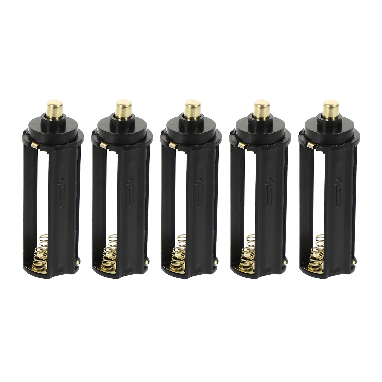 

5Pcs 3 Aaa Storage Box Holder Case for Flashlight Rechargeable Batteries Easy Snap-in Mechanism Organizer