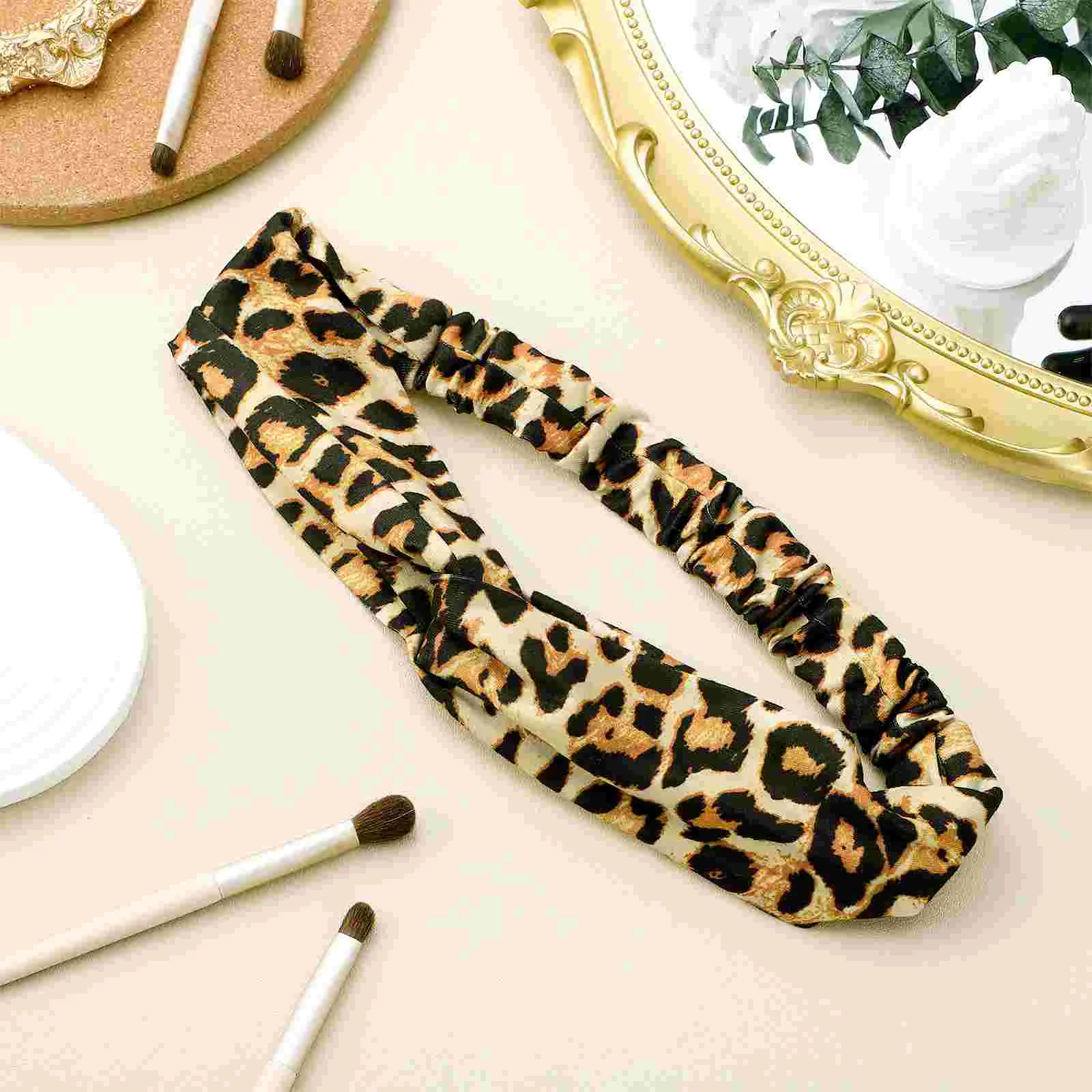 Hair Bands Women Hairband Twisted Headband Sports Cross Headbands Women's Leopard