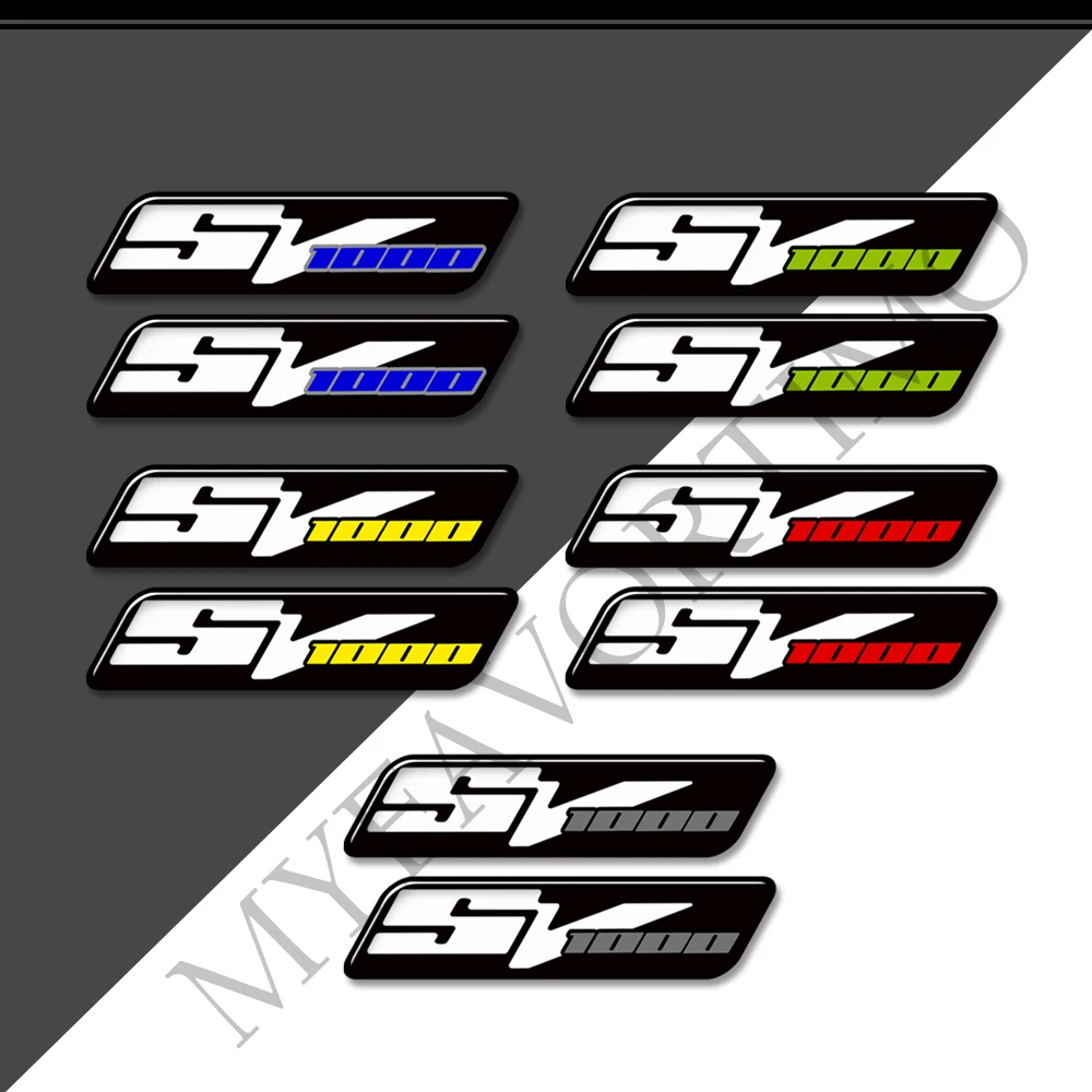 For Suzuki SV1000 SV 1000 S SV1000S Motorcycle Fuel Oil Kit Tank Pad Gas Knee Grip Protector Decorative Emblem Stickers Decal