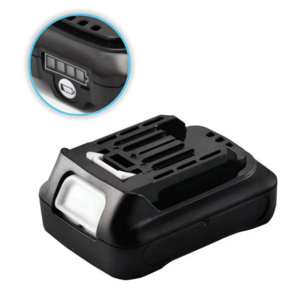 بطارية ليثيوم أيون 4000 مللي أمبير 10.8 فولت متوافقة مع ماكيتا 197390-1 BL1015 1973901 BL1021B بطارية أداة الطاقة البديلة ذات السعة العالية #2