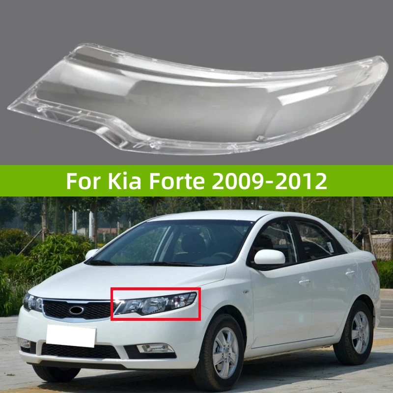 

For KIA Forte 2009 2010 2011 2012 Auto Accessory Transparent PC Material Headlights Cover