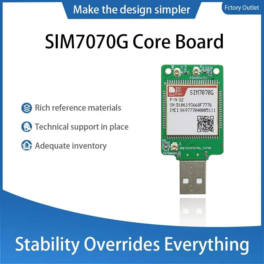 SIMcom SIM7070G USB Dongle sem Case Core Board LPWA + GSM + NBIOT + CATM competitivo com SIM7000A SIM7000G