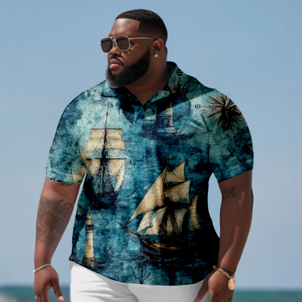 

Мужская рубашка поло больших размеров, летние свободные поло, топы большого размера, мужская одежда больших размеров, повседневная рубашка для покупок и гольфа