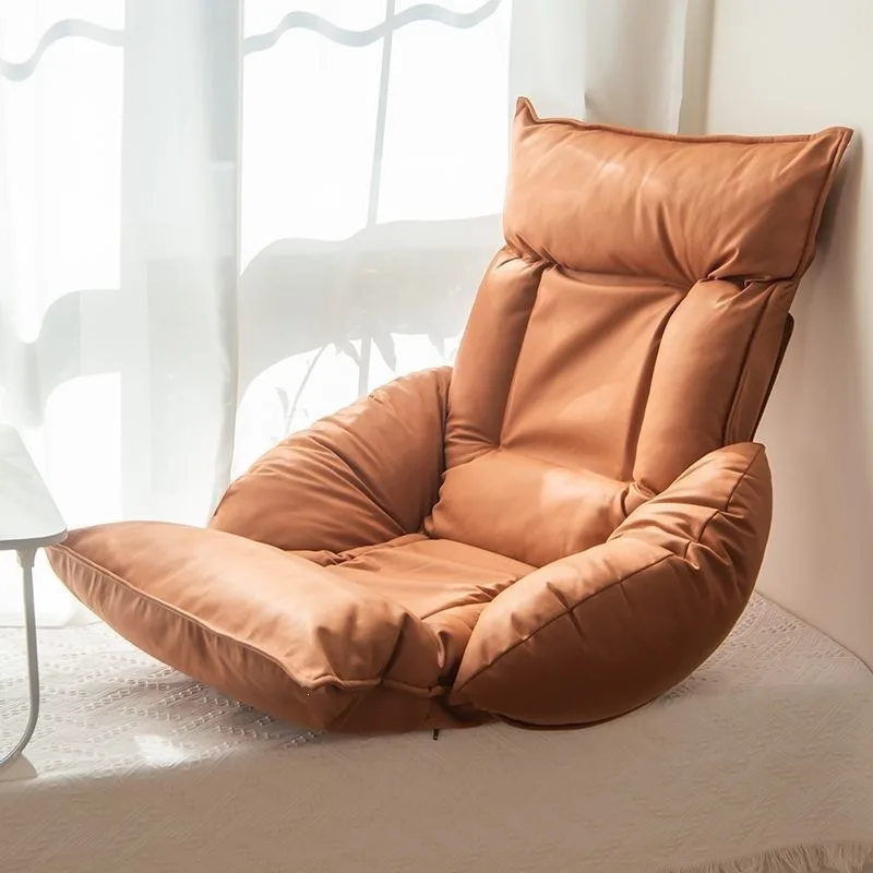 Back chair dormitory student home armrest comfortable chair bay window lazy sofa bed y