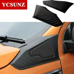 ABS Side Vent Hood Guard Decoration For Ford Ranger Wildtrack T7 T8 2016 2017 2018 2019 2020 Double Cabin Car accessories