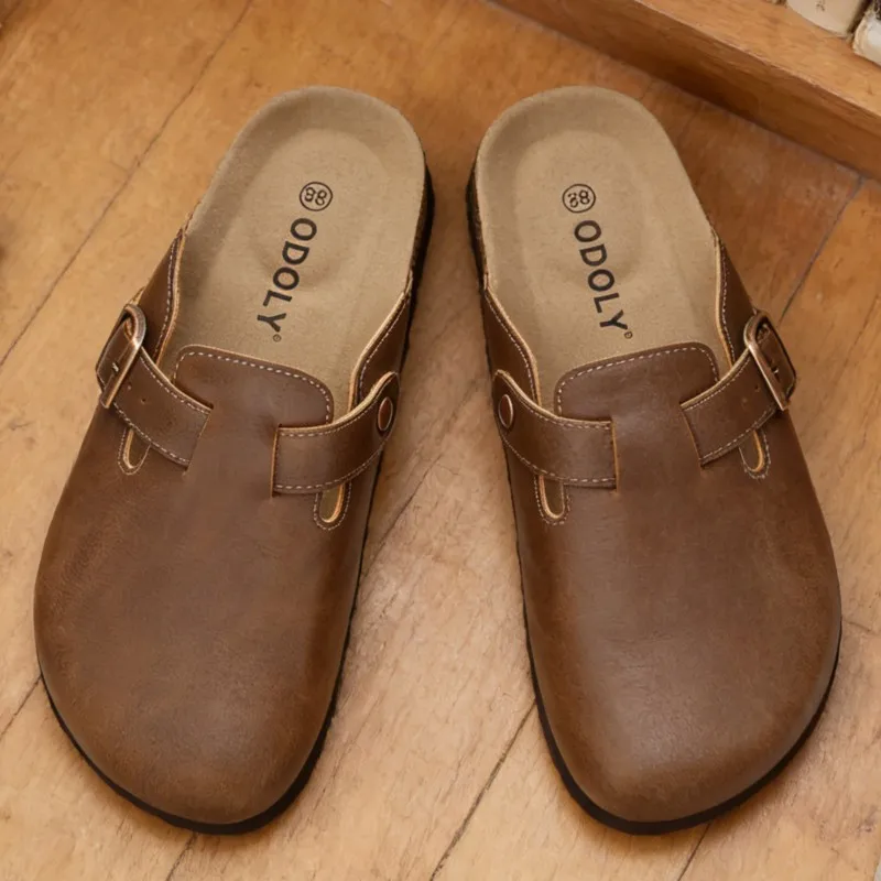 Kidmi Vegan Leather Clogs Men's Sandals