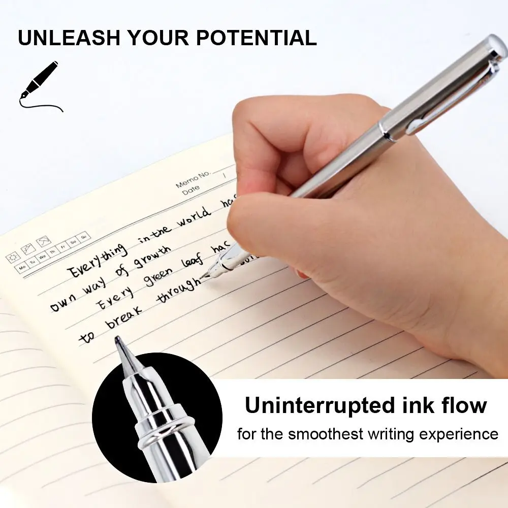 

Simple Metal Fountain Pen Curved Nib Smooth Writing Calligraphy Pen 0.38/0.8/1.3mm Tip Writing Signature Pen School Office