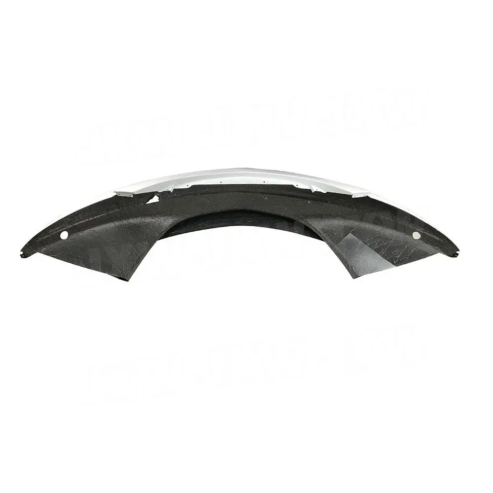 JXWANCF ألياف الكربون الجافة الجبهة حافة مصد السيارة الجانب الخائن سبويلر ل ماكلارين 540C 570S 570GT 600LT المئزر سيارة