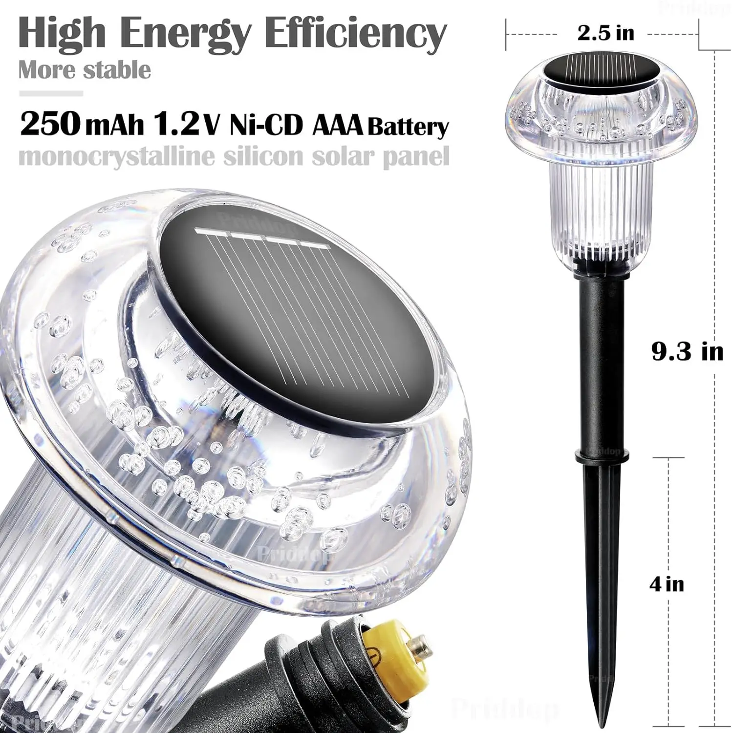 4pcs LED Solar Outdoor Pathway Lights Mushroom Solar Path Walkway Lighting Waterproof For Landscape Yard Lawn Garden Decorative