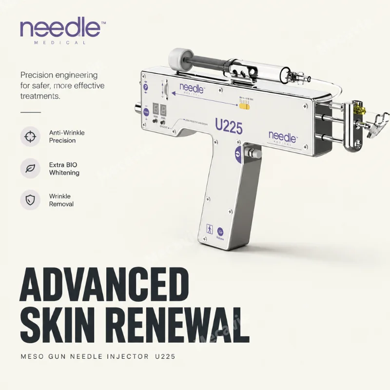 U225 Meso Gun Skin Injector Portable Anti-Aging Skin Firming Machine Stretch Mark Removal Facial Beauty Device Anti Wrinkle