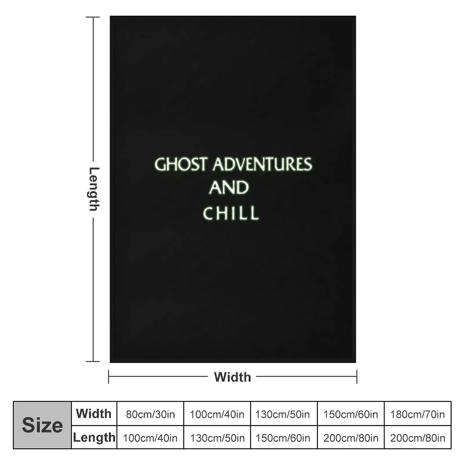 Ghost Adventures T-ShirtGhost Adventures And Chill Throw Blanket couch cozy soft plush fuzzy picnic outdoor blanket