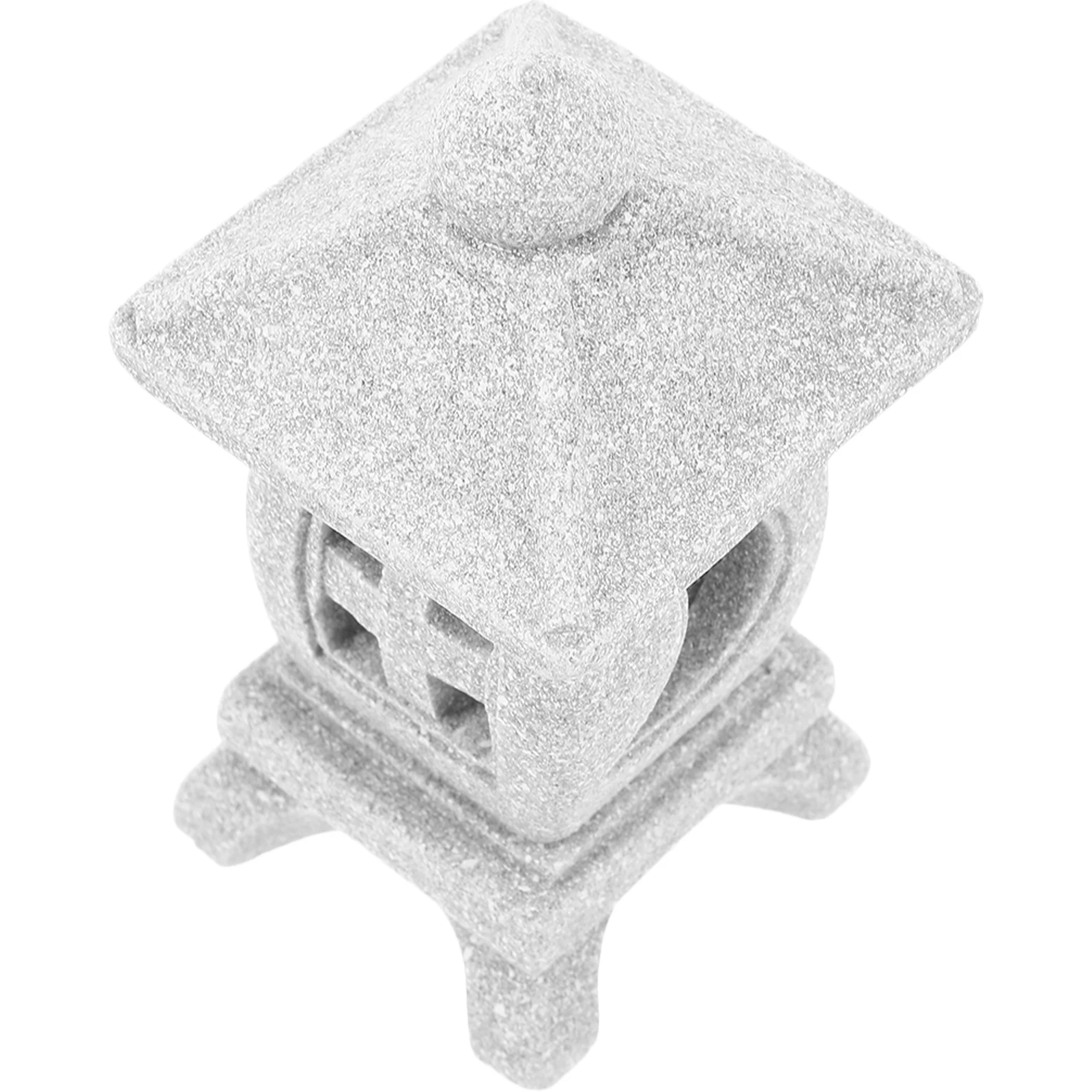 

Micro Landscape Stone Lantern Ornaments Small Pagoda Decor Garden Statue Japanese Style Fish Tank Yard Balcony Ornament