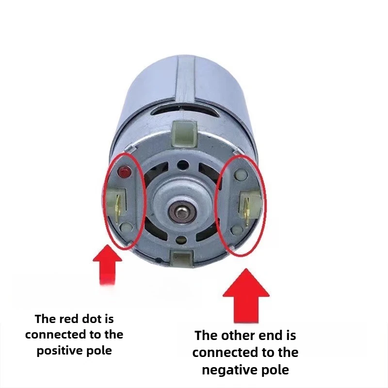 775 DC Motor for Lithium Battery Hair Dryer, Blower Fan - High Speed, Copper Winding, Rechargeable