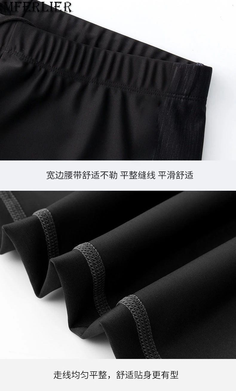 summer men board shorts sports beach shorts plus size striped quick dry swimming trunks shorts geometrical comfort elastic