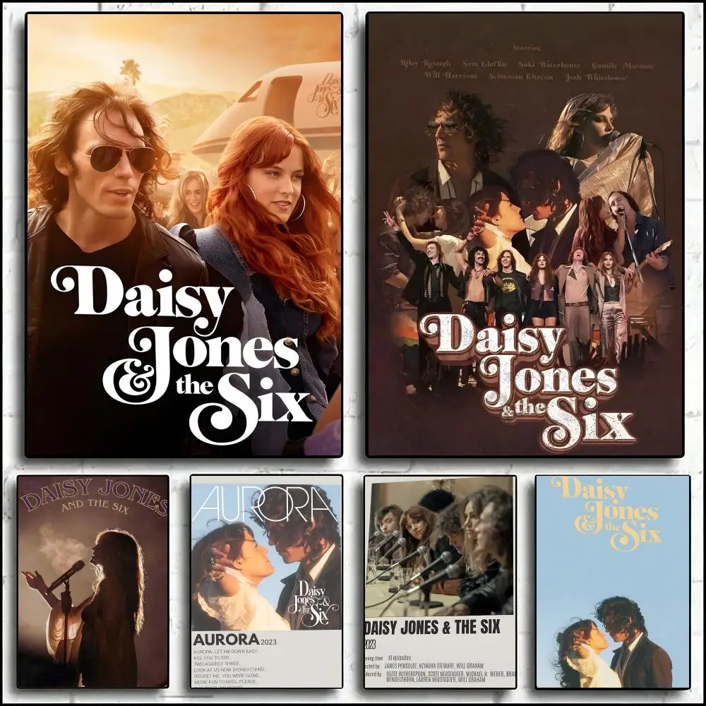 Poster Bedroom Home Decor Art Poster Perfect Gift for Family and Friends D-Daisy Jones & the SixS