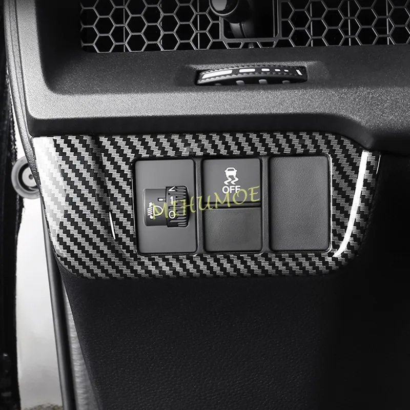 

Для Honda CR-V CRV 2023 2024 2025: накладки на центральную консоль из углеродного волокна, аксессуары для интерьера автомобиля