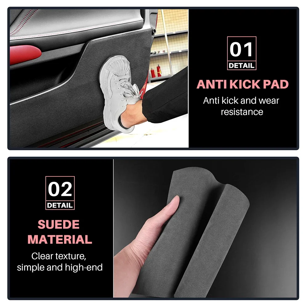 For Lexus RC300 RC350 RC200T 2015-2023 Door Anti Kick Sticker Sun Shade Dash Mat Flannel Floor Carpet Set