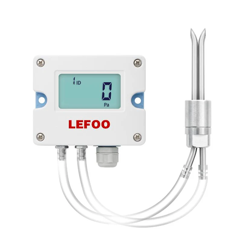 

LEFOO LFS20 Трубчатый передатчик Пито с цифровым дисплеем устойчив к высоким температурам, блокировке и пыли