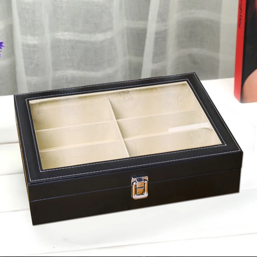 Sunglasses Organizer Eyeglasses Eyewear Display Case Storage Holder Box