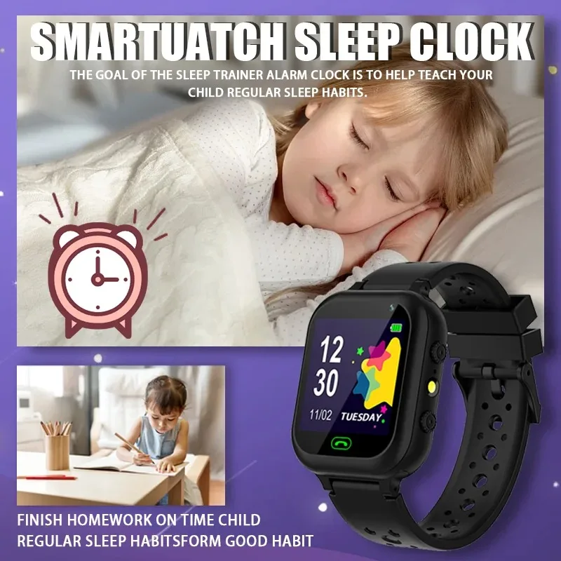 Montre connectée avec moniteur de localisation SOS LBS pour enfants, montre de sport, horloge de suivi, appel téléphonique 2G, sécurité, garçons et filles, cadeau pour enfants, Q15