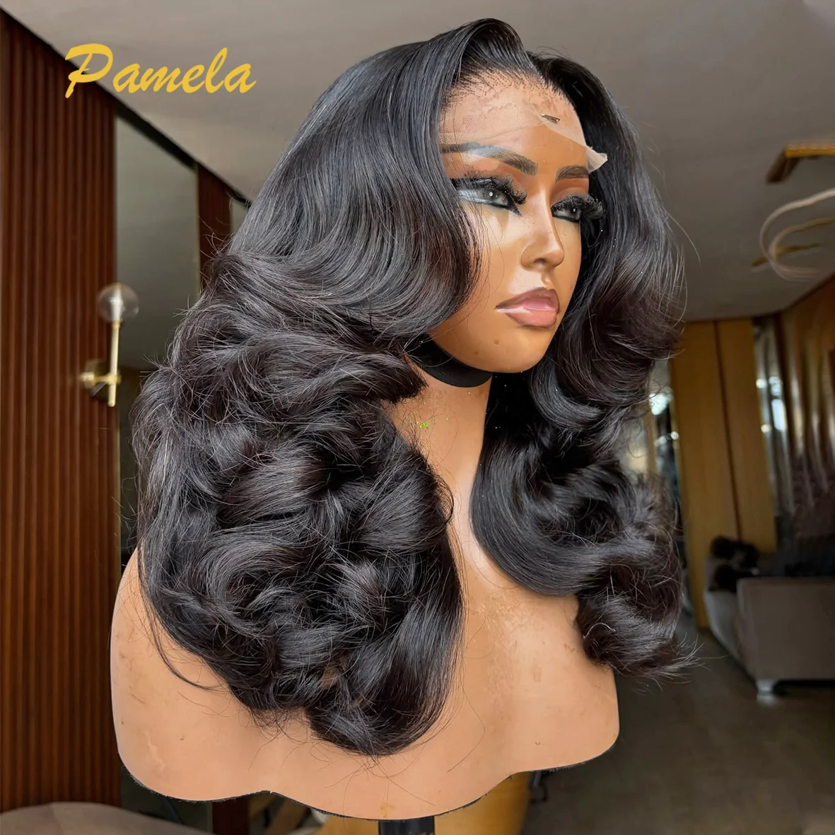 Wig Rambut Asli Tanpa Lem 250% - Lace Front Wig ulasan dan harga