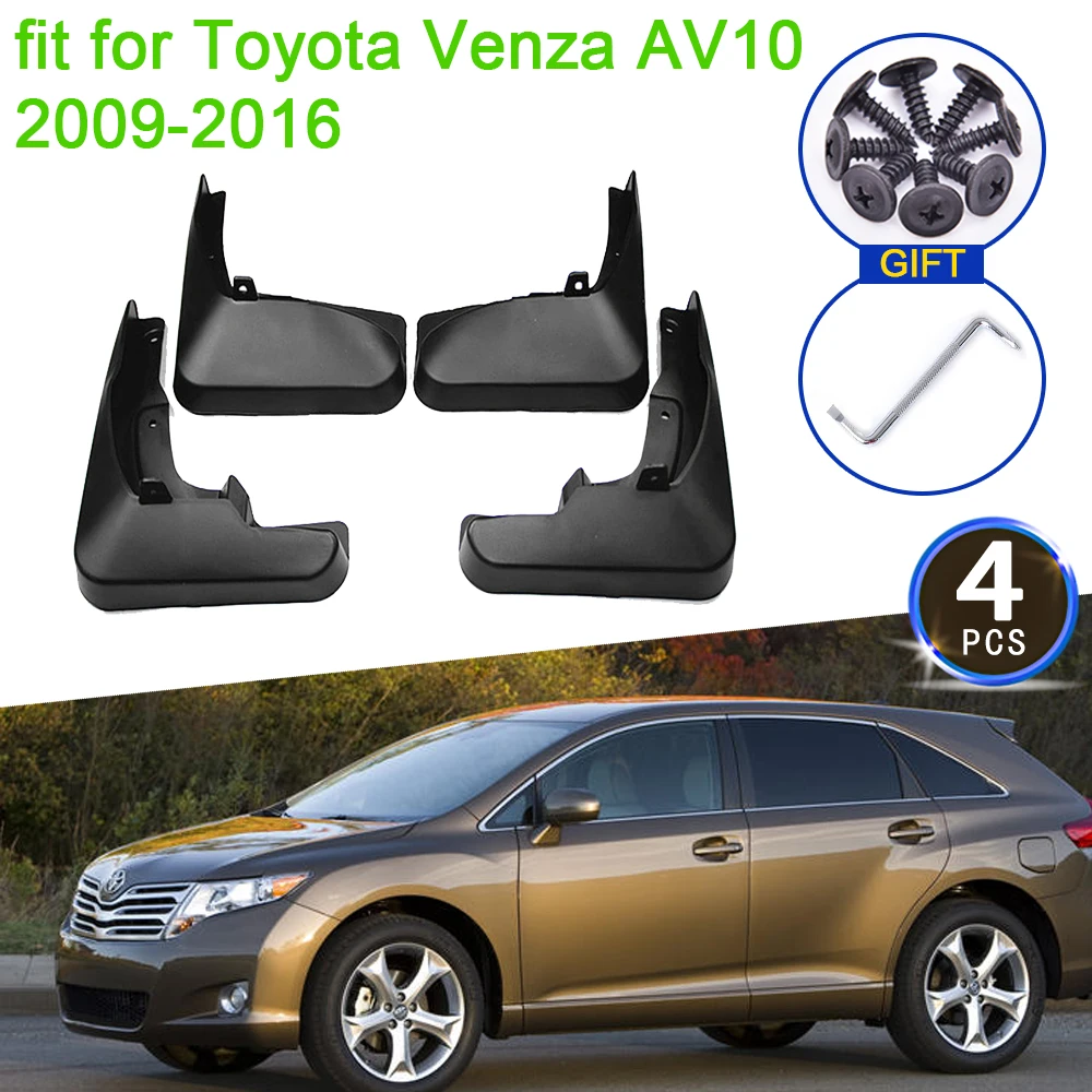 4x for Toyota Venza AV10 2009 2010 2011 2012 2013 2014 2015 2016 Mud Flaps Mudguards Fender Splash Rear Car Styling Accessories