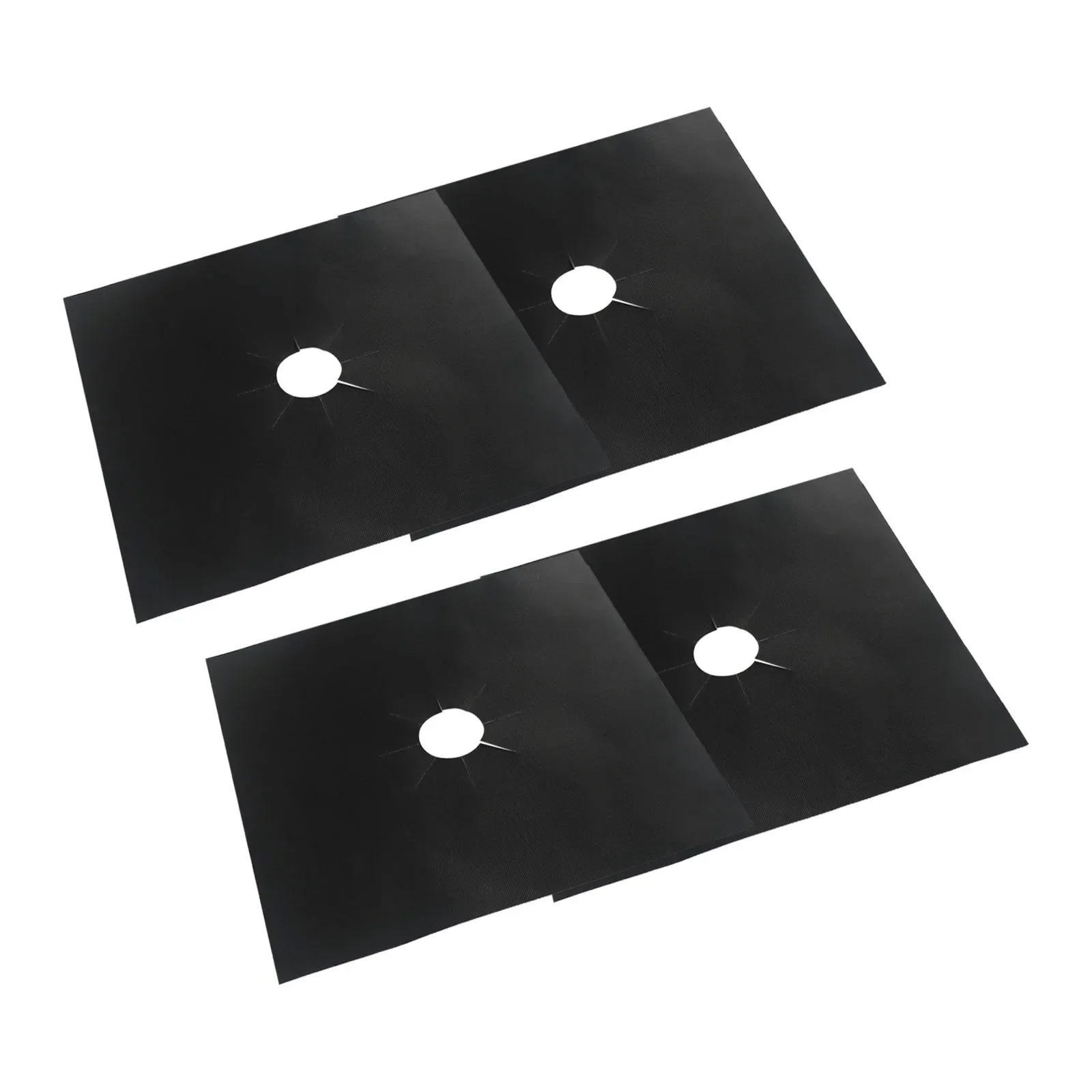 4PCS เตาแก๊ส Protector Stovetop Burner สําหรับแก๊สเตาล้างทําความสะอาดได้แก๊ส Stovetop อุปกรณ์ครัว MAT หม้อหุงข้าวฝาครอบ