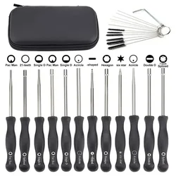 Kit de herramientas de motosierra de ajuste de carburador, destornilladores de carburador, ajuste de perno de afinación de cabezal múltiple, herramienta de mantenimiento de reparación de automóviles