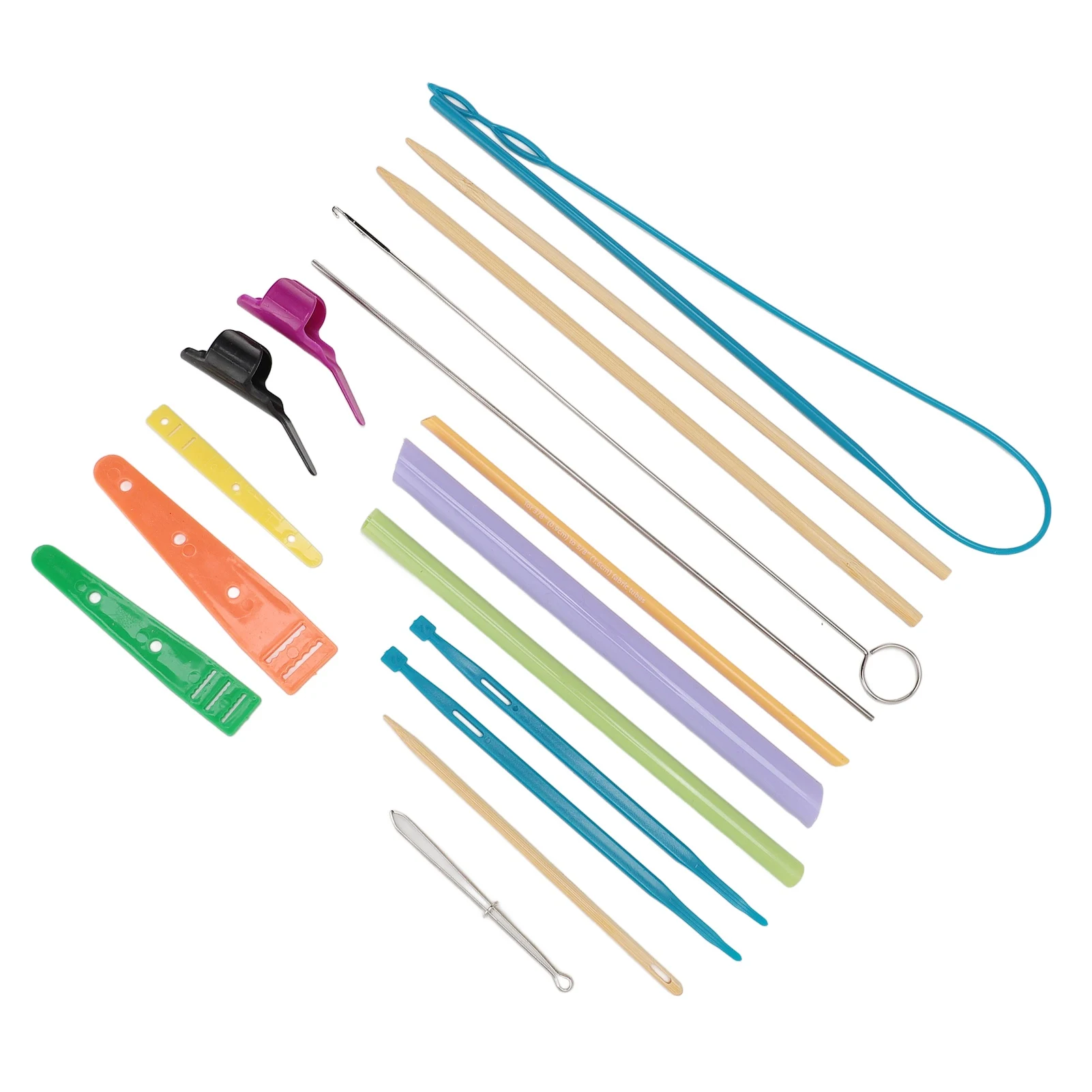 Fabric Tube Turner Tool Wide Application Adjustable Easy Using Fabric Tube Turners Set Multifunctional Accurate for Home Decor