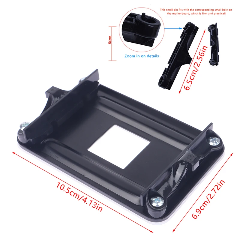 Braket dudukan Heatsink AMD CPU AM4, kipas soket CPU Heatsink pendingin, soket Radiator, pelat lembar dudukan pelat belakang