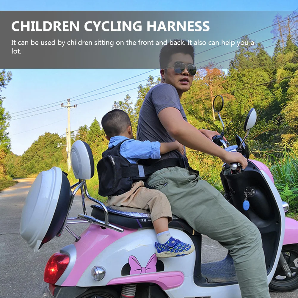 's Cycling Strap Baby Carrier Motorcycle Security Harness Pp Adjustable Seats Toddler