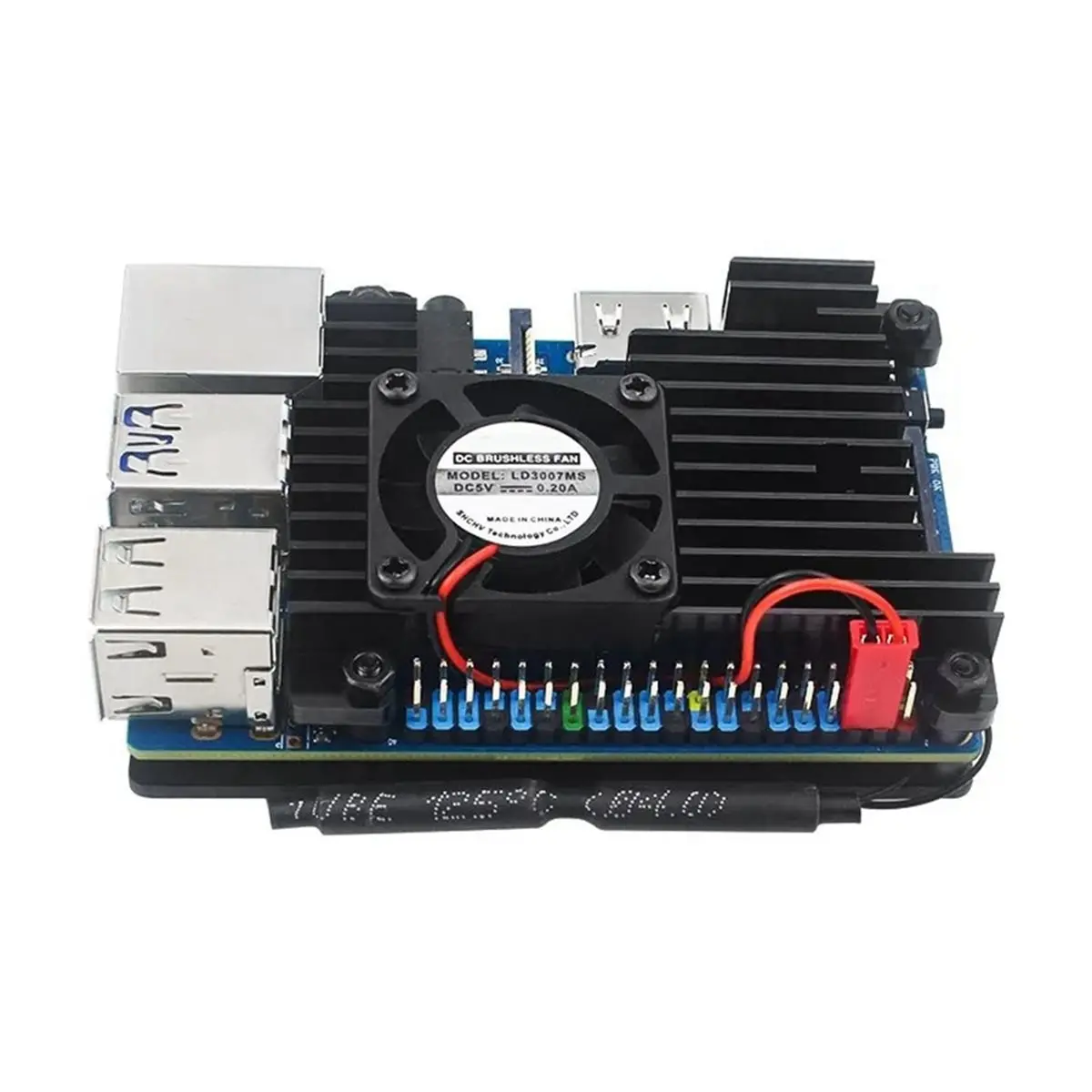 newA10R For 3B Mainboard Case Aluminum Alloy Enclosure Passive Cooling Box with Heat Dissipation Heatsink