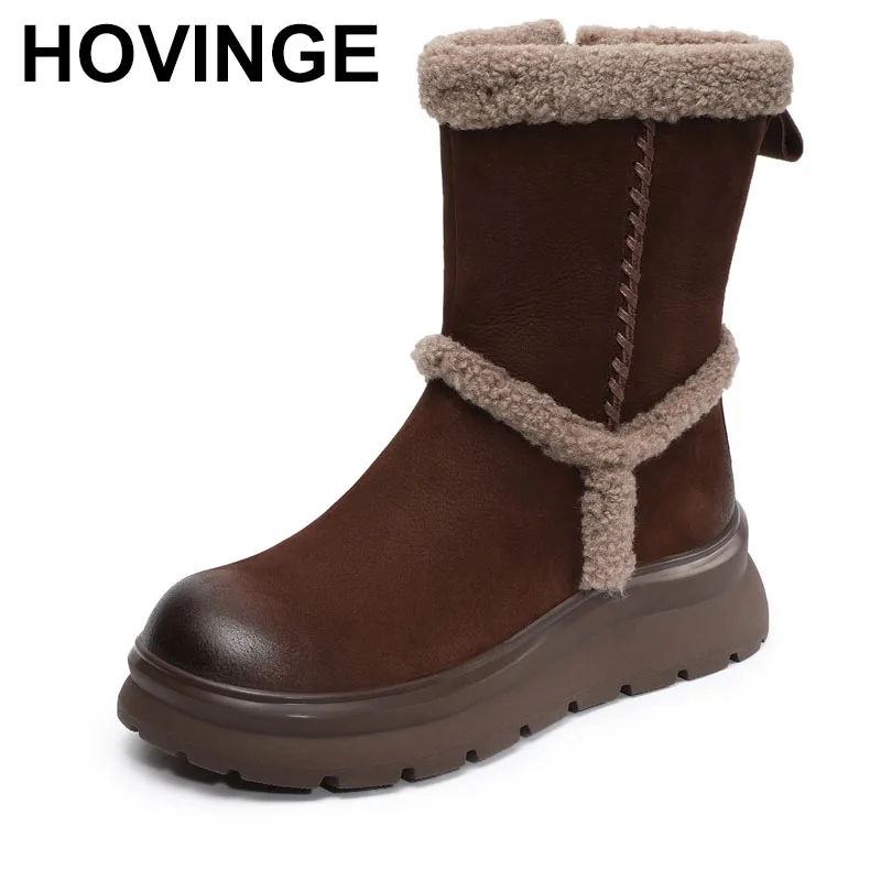 

Женские сапоги до колена на меху, зимняя женская обувь, роскошные замшевые плюшевые теплые хлопковые ботинки на плоской подошве и платформе, ботинки с круглым носком на шнуровке