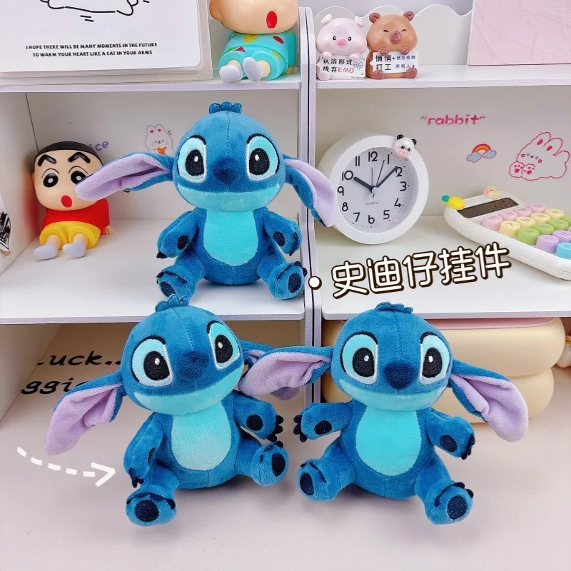 Creative Cartoon Stitch Plush Doll Keychain Bag Ornament - Cute Internet Celebrity Stitch Design Soft Toy