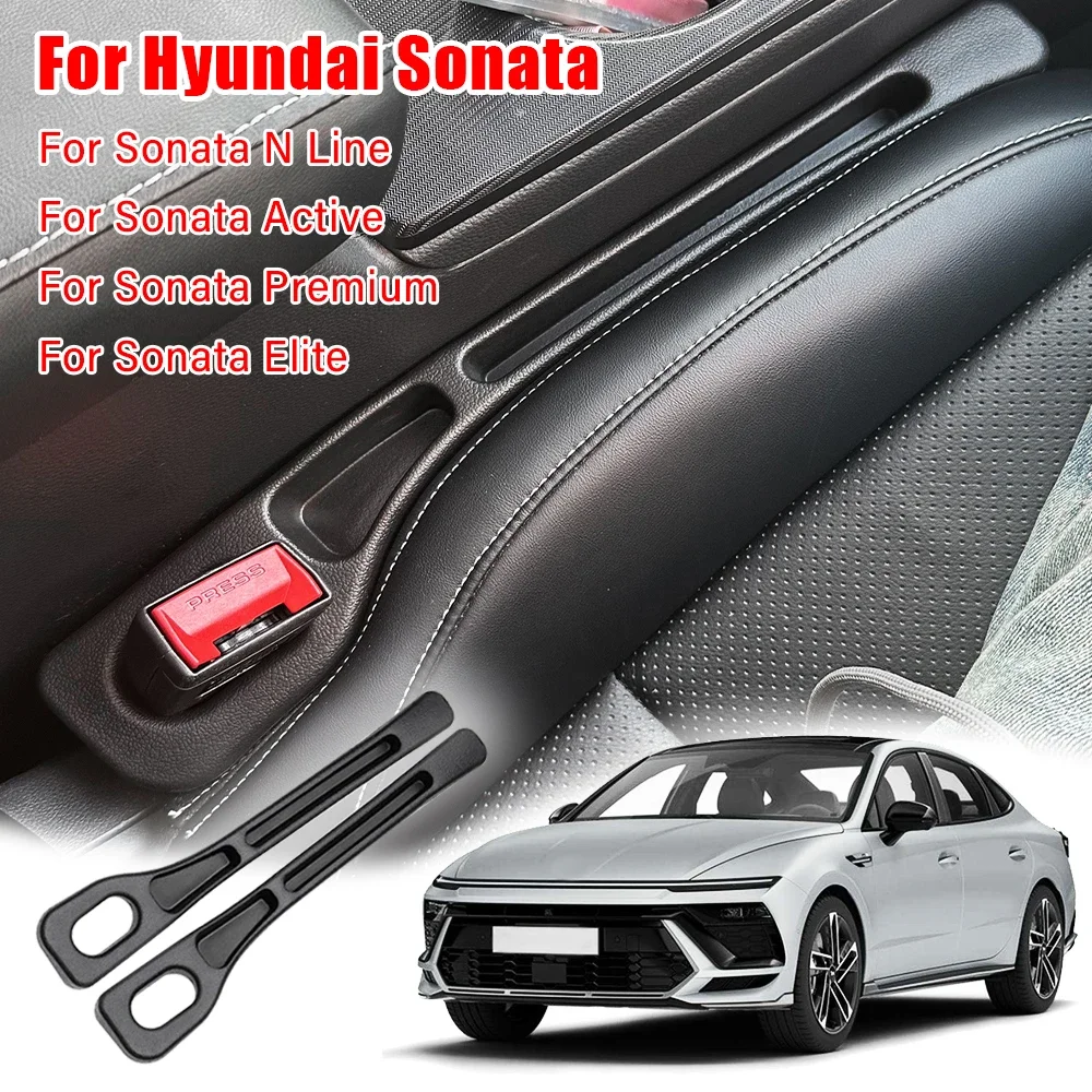 

Car Seat Gap Filler Strips, Auto Seat Storage Accessories, For Hyundai Sonata N Line Active Premium Elite CDX CRTD Hybrid, 2022