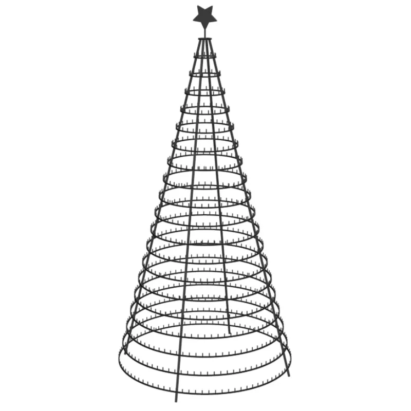 Anniversary Opening Ceremony Christmas Tree Red Wine Bottle Multi-layer Wrought Iron Glow