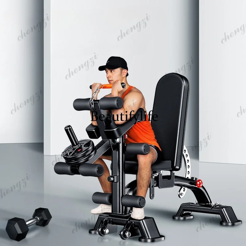 A85 Dumbbell Stool Crunches Fitness Equipment Home Room Auxiliary Multifunctional Abs Board Fitness Chair