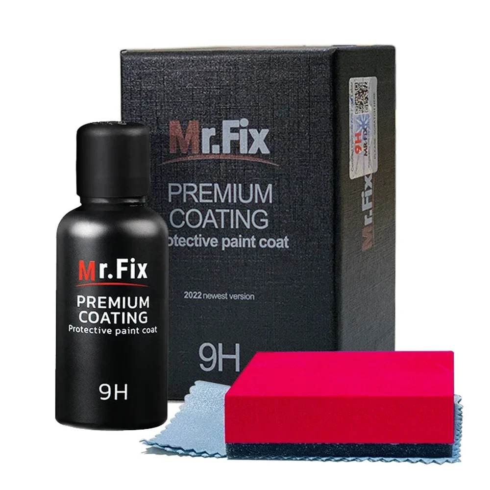 

Автомобильный керамический набор покрытий 30 мл/50 мл, обновленный 9H набор жидких кристаллов для полировки автомобиля высокой плотности, супергидрофобные инструменты для покрытия стекла