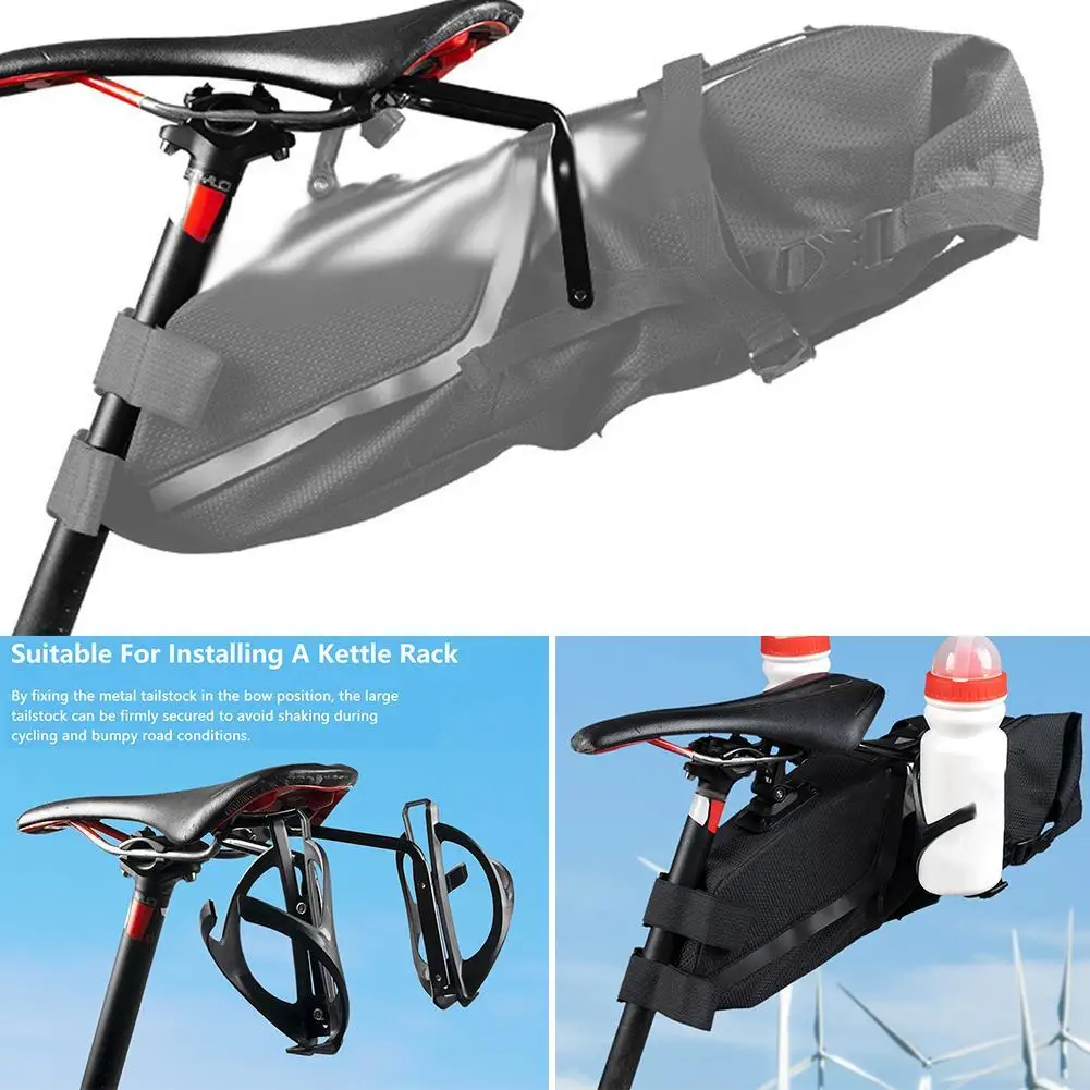 

Rhinowalk Bike Saddle Stabilizer Bracket Rear Seat Bicycle Holder Luggage Mounting Rack Accessories Shelf Frames Bracket